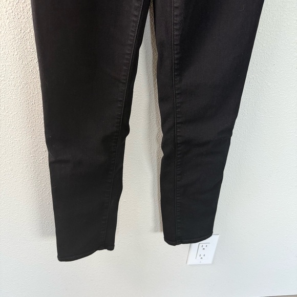 PAIGE Gemma Straight Leg Jeans Black Shadow Denim Casual Women’s Size 27 - Picture 4 of 12